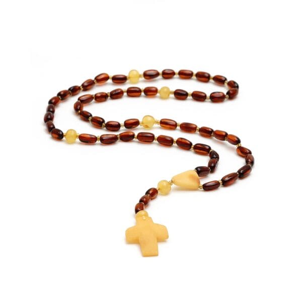 Natūralaus Baltijos gintaro rožančius