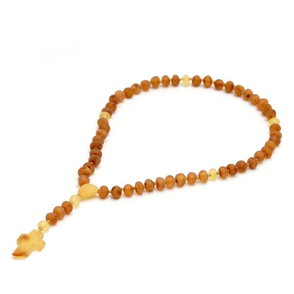 Natūralaus Baltijos gintaro rožančius
