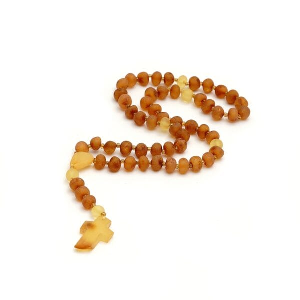 Natūralaus Baltijos gintaro rožančius
