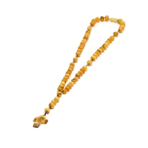 Natūralaus Baltijos gintaro rožančius