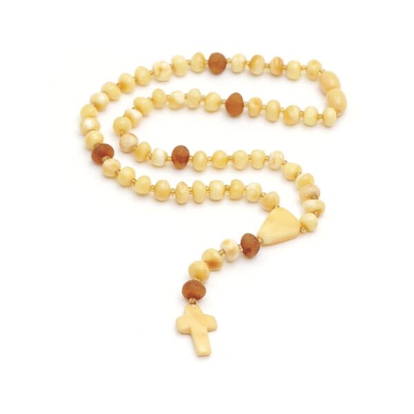 Natūralaus Baltijos gintaro rožančius