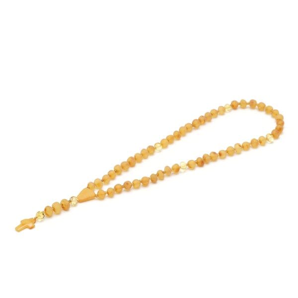 Natūralaus Baltijos gintaro rožančius