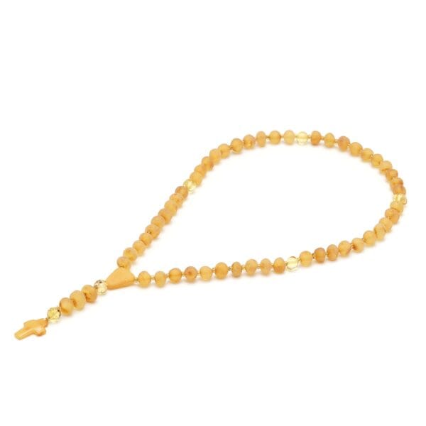 Natūralaus Baltijos gintaro rožančius