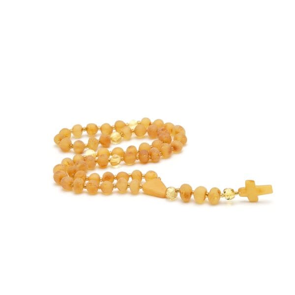 Natūralaus Baltijos gintaro rožančius