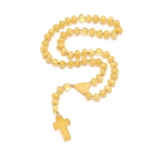 Natūralaus Baltijos gintaro rožančius