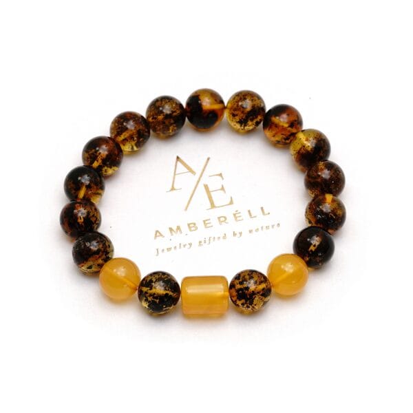 Natūralaus Baltijos gintaro apyrankė