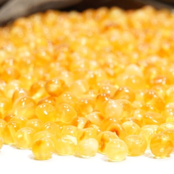 gintaro karoliukai vėrimui