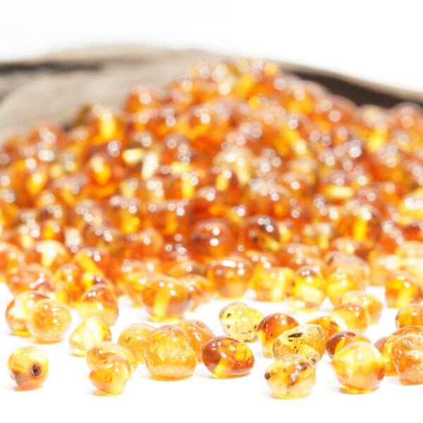 gintaro karoliukai vėrimui